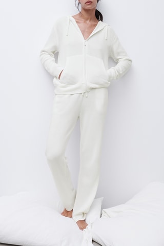 Pantaloni straight - Bianco - Chantelle