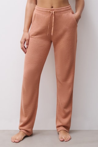 Pantaloni straight - Cammello - Chantelle