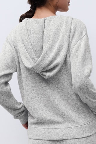 Cardigan con cappuccio - Grigio chiaro - Chantelle