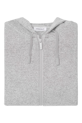 Cardigan con cappuccio - Grigio chiaro - Chantelle
