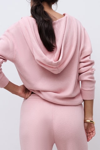 Cardigan con cappuccio - Rosa - Chantelle