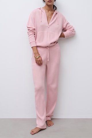 Cardigan con cappuccio - Rosa - Chantelle