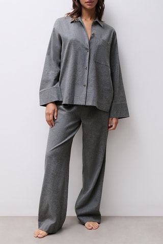 Pantaloni straight - Antracite melange - Chantelle