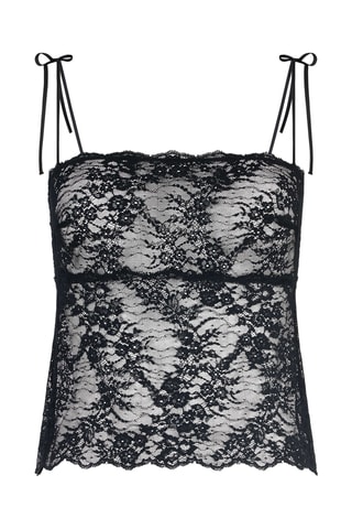Top in pizzo - Nero - Chantelle