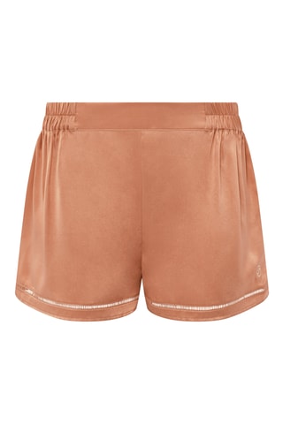 Shorts in seta - Cammello - Chantelle