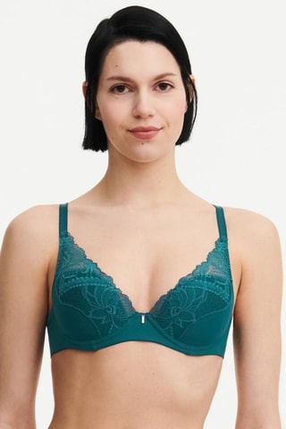Reggiseno preformato Orangerie - Verde smeraldo - Chantelle