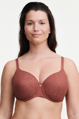 Reggiseno preformato Graphic A - Marrone - Chantelle
