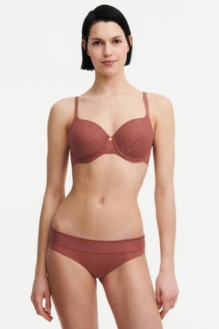 Reggiseno preformato Graphic A - Marrone - Chantelle