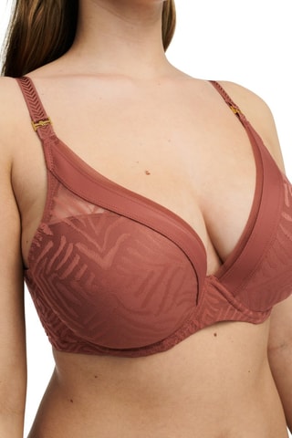 Reggiseno preformato Graphic A - Marrone - Chantelle