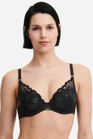 Reggiseno preformato Fleurs Si - Nero - Chantelle