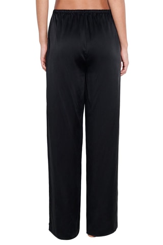 Pantaloni pigiama in seta Mystic - Nero - Chantelle