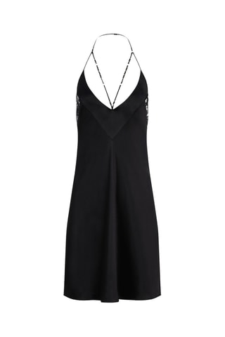 Babydoll in seta Spirits - Nero - Chantelle X