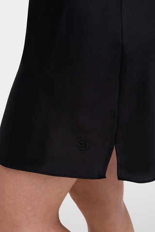 Babydoll in seta - Nero - Chantelle