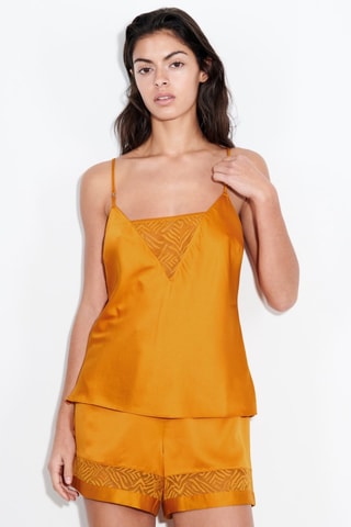 Canotta pigiama Graphic A - Senape - Chantelle