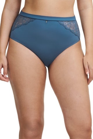 Slip a vita alta Orangerie - Navy - Chantelle