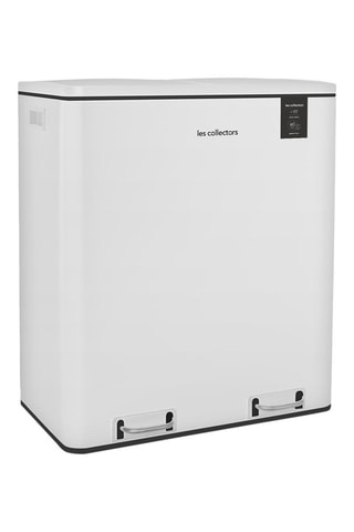 Cubo de basura de reciclaje con pedal - 2 x 30 l