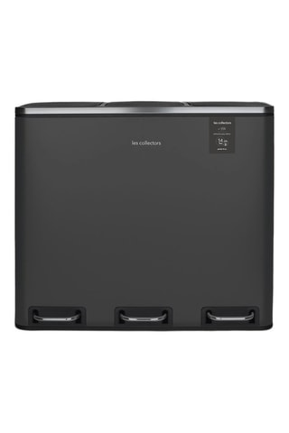 Cubo de reciclaje con pedales - 3 x 18 l