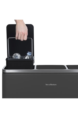 Cubo de reciclaje con pedales - 3 x 18 l