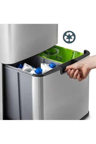 Cubo de reciclaje con sensor - 42 l y 2 x 11 l - Reacondicionado  Grado A