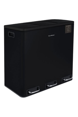Cubo de reciclaje con pedal - 3 x 18 l