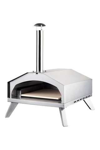 Horno de gas para pizza - Acero inoxidable - 450 °C