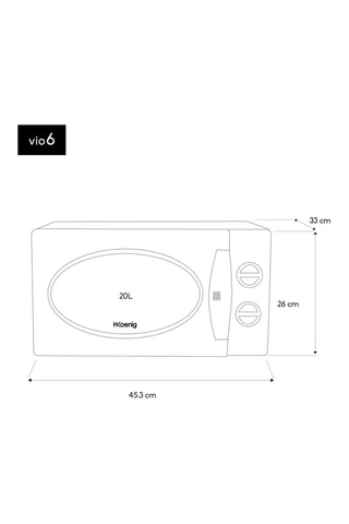 Microondas VIO6 - 700 W