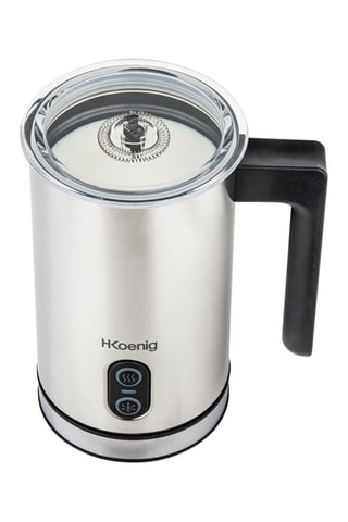 Espumador de leche eléctrico - 0,24 l - Plateado y negro