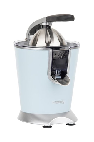 Exprimidor de plástico sin BPA - 160 W - Plateado, azul y negro