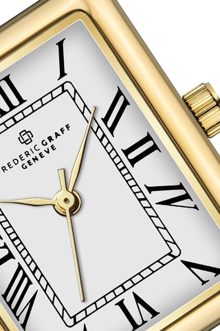 Reloj de cuarzo de acero - Dorado y blanco