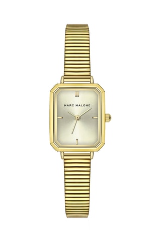 Reloj de cuarzo de acero - Dorado - Marc Malone