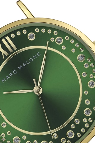 Reloj de cuarzo de metal - Dorado y verde