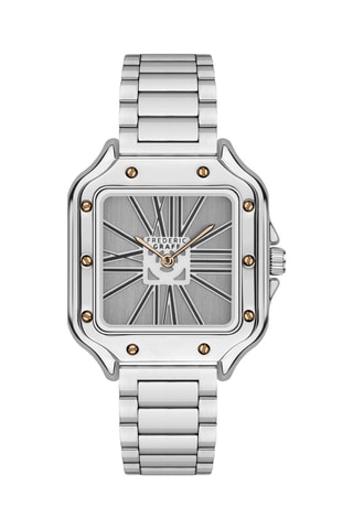 Reloj de cuarzo de acero - Plateado