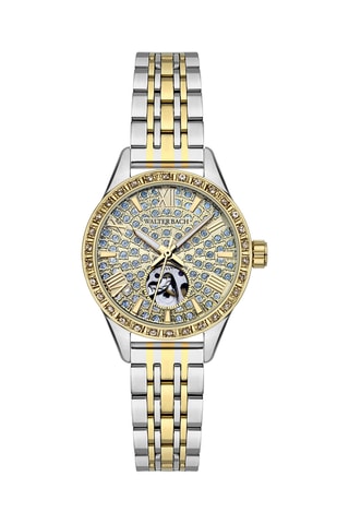 Reloj automático de acero - Plateado y dorado