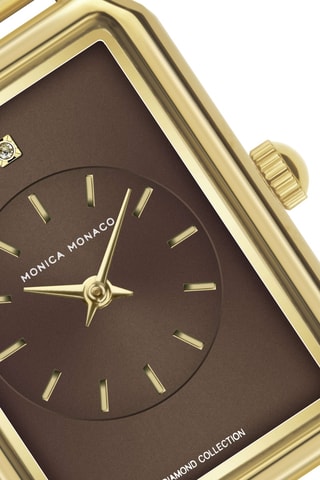 Reloj de cuarzo de acero - Dorado