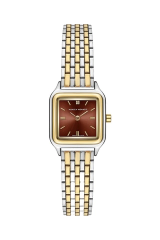 Reloj de cuarzo de acero - Dorado y plateado