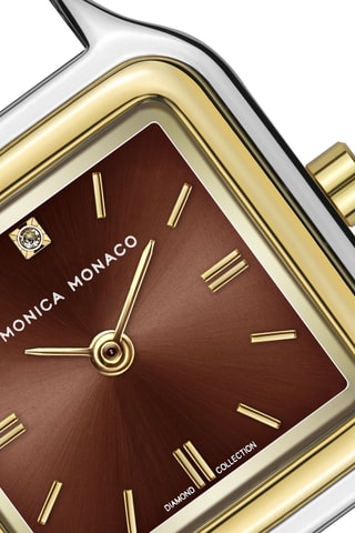 Reloj de cuarzo de acero - Dorado y plateado