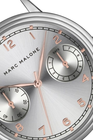 Reloj de cuarzo de acero - Plateado