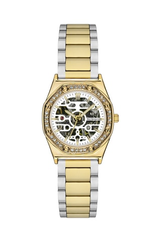 Reloj automático de acero - Dorado y plateado - Walter Bach
