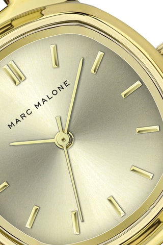 Reloj de cuarzo de acero - Dorado