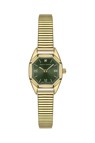 Reloj de cuarzo de acero - Dorado