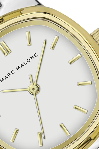 Reloj de cuarzo de acero - Plateado y dorado
