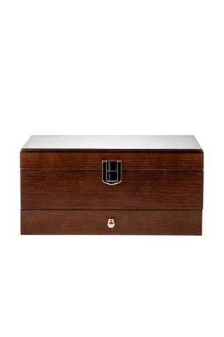 Estuche para joyas y relojes de madera - Marrón - Somm