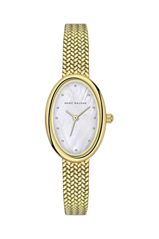 Reloj de cuarzo - Dorado - Marc Malone
