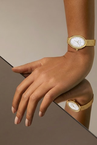 Reloj de cuarzo - Dorado - Marc Malone
