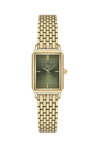 Reloj de cuarzo de acero - Dorado y negro