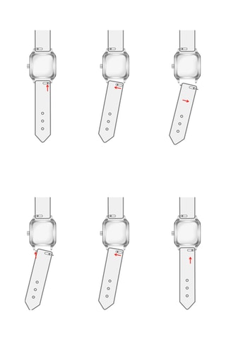 Reloj de cuarzo de acero y diamante