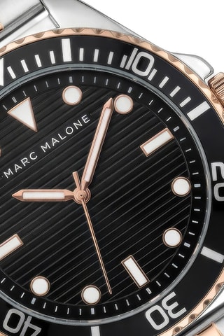 Reloj de cuarzo de acero - Plateado y dorado
