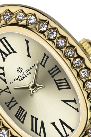 Reloj de cuarzo de acero - Dorado