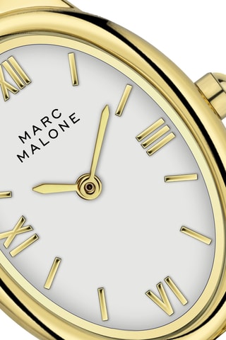 Reloj de cuarzo de acero - Dorado y blanco