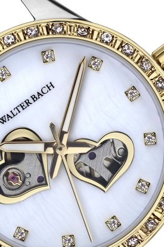 Reloj automático de acero - Plateado y dorado